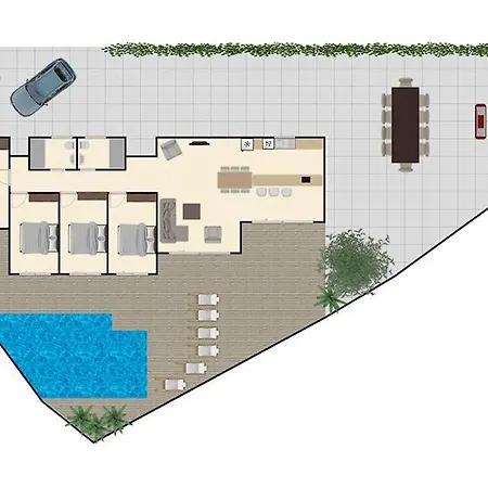 빌라 Cala'n Blanes Sleeps 8 With Pool Air Con And Wifi
